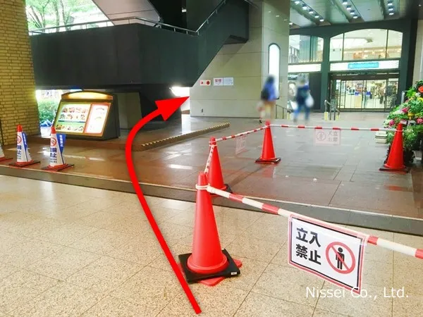 JR線 芦屋駅～芦屋大丸従業員通用口（従業員入口）までの経路画像4［日星株式会社］