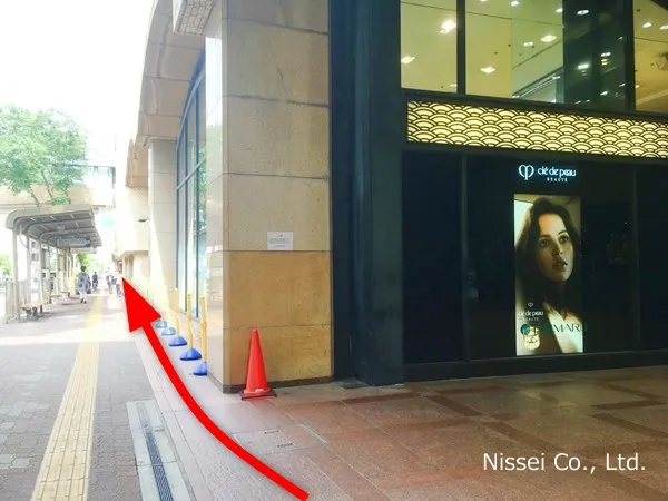 JR線 芦屋駅～芦屋大丸従業員通用口（従業員入口）までの経路画像5［日星株式会社］