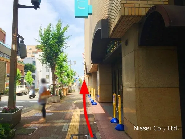 JR線 芦屋駅～芦屋大丸従業員通用口（従業員入口）までの経路画像6［日星株式会社］