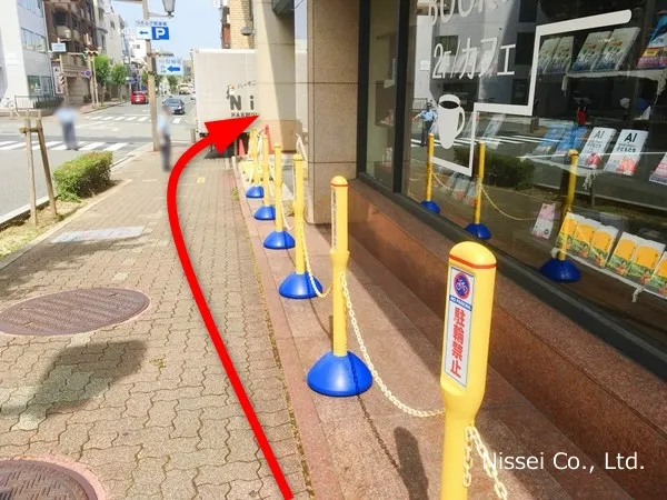 JR線 芦屋駅～芦屋大丸従業員通用口（従業員入口）までの経路画像7［日星株式会社］