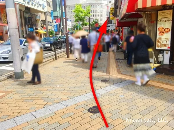 JR線・元町駅～神戸大丸従業員通用口（従業員入口）までの経路画像3［日星株式会社］