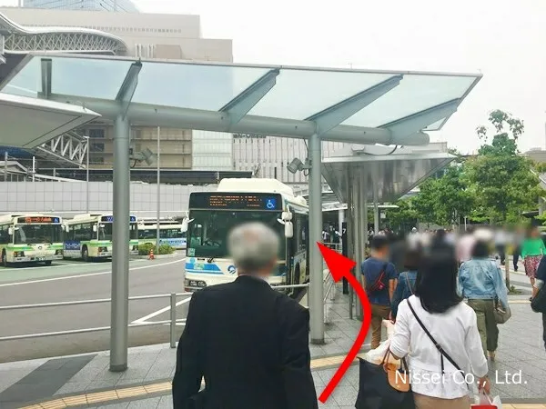 Osaka Metro谷町線 東梅田駅～梅田大丸従業員通用口（従業員入口）までの経路画像8［日星株式会社］