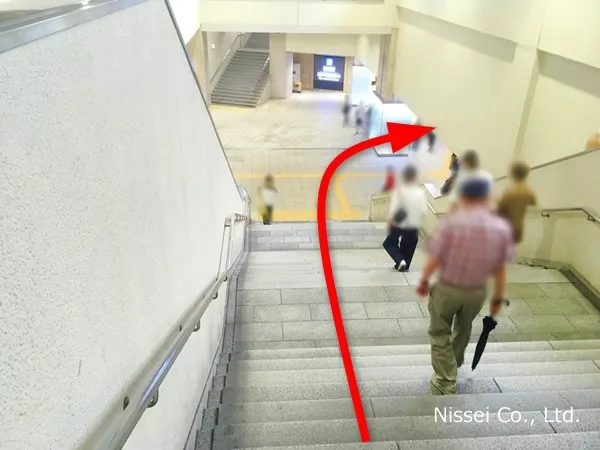 JR線 三ノ宮駅～神戸阪急従業員通用口（従業員入口）までの経路画像5［日星株式会社］