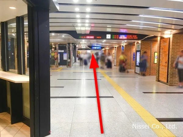 JR線 三ノ宮駅～神戸阪急従業員通用口（従業員入口）までの経路画像7［日星株式会社］