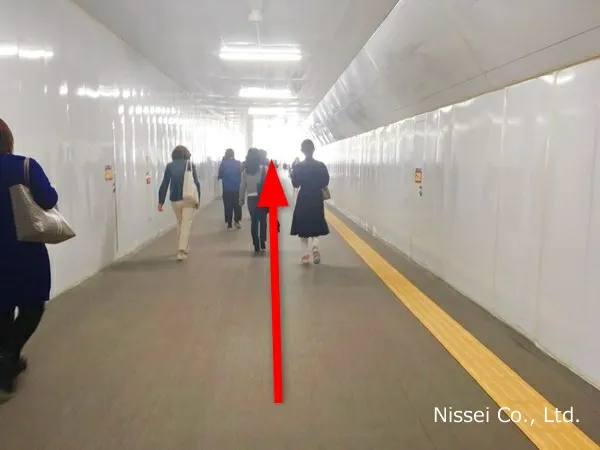 阪急 西宮北口駅～西宮阪急（阪急西宮ガーデンズ）従業員通用口（従業員入口）までの経路画像3［日星株式会社］