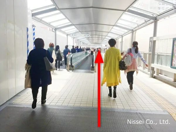 阪急 西宮北口駅～西宮阪急（阪急西宮ガーデンズ）従業員通用口（従業員入口）までの経路画像4［日星株式会社］