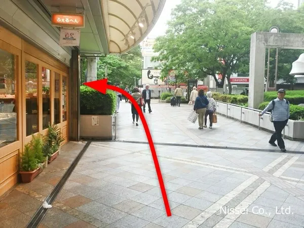 JR線 宝塚駅～宝塚阪急従業員通用口（従業員入口）までの経路画像15［日星株式会社］