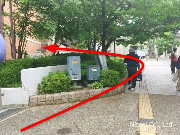 JR線 宝塚駅～宝塚阪急従業員通用口（従業員入口）までの経路画像16［日星株式会社］