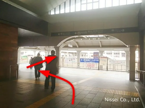 JR線 宝塚駅～宝塚阪急従業員通用口（従業員入口）までの経路画像2［日星株式会社］