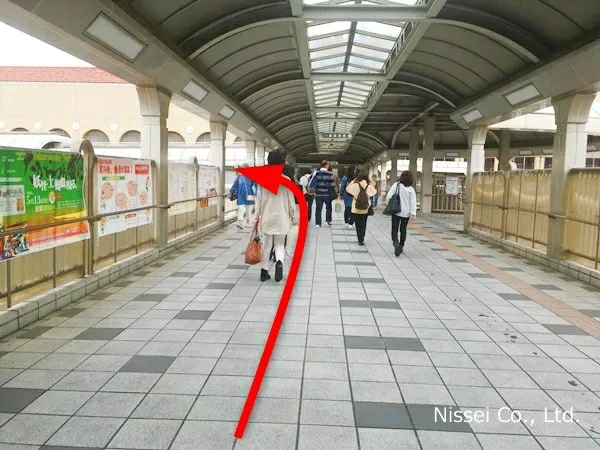 JR線 宝塚駅～宝塚阪急従業員通用口（従業員入口）までの経路画像3［日星株式会社］