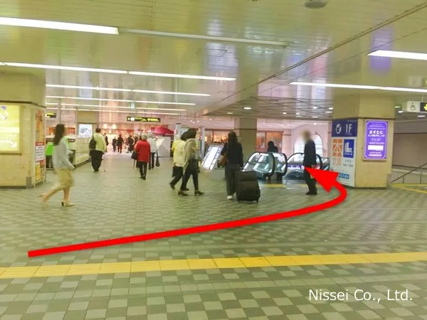 JR線 宝塚駅～宝塚阪急従業員通用口（従業員入口）までの経路画像8［日星株式会社］