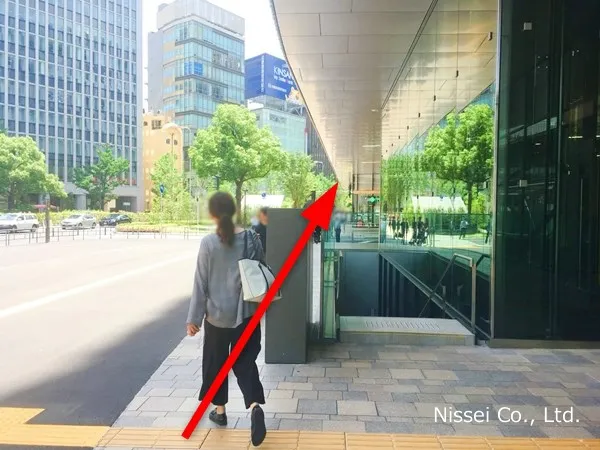 阪神線 大阪梅田駅～梅田阪神従業員通用口（従業員入口）までの経路画像4［日星株式会社］