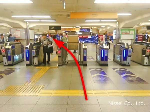 京阪線 枚方市駅～枚方京阪従業員通用口（従業員入口）までの経路画像1［日星株式会社］