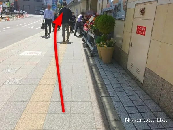 京阪線 枚方市駅～枚方京阪従業員通用口（従業員入口）までの経路画像5［日星株式会社］