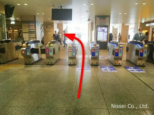 京阪線 樟葉駅～樟葉京阪従業員通用口（従業員入口）までの経路画像1［日星株式会社］