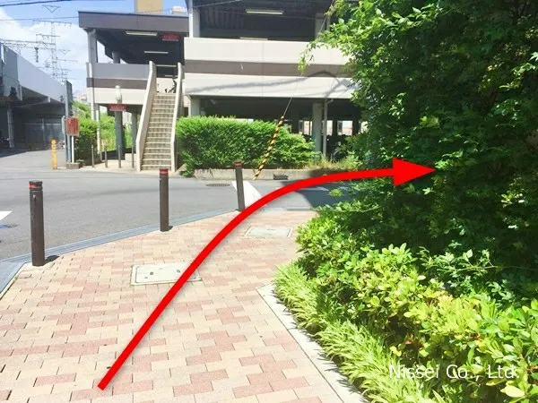 京阪線 樟葉駅～樟葉京阪従業員通用口（従業員入口）までの経路画像6［日星株式会社］