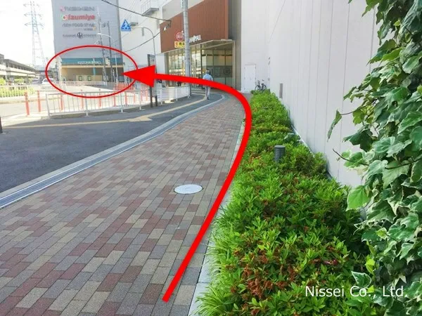 京阪線 樟葉駅～樟葉京阪従業員通用口（従業員入口）までの経路画像7［日星株式会社］