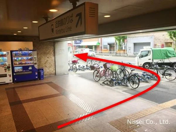 近鉄線 布施駅～近鉄百貨店 東大阪店までの経路画像3［日星株式会社］