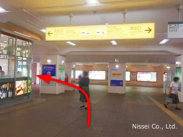 近鉄線 大和八木駅～近鉄百貨店 橿原店までの経路画像1［日星株式会社］