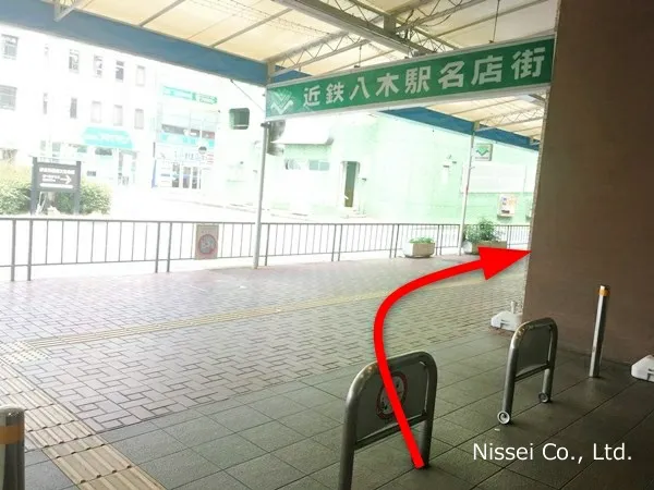 近鉄線 大和八木駅～近鉄百貨店 橿原店までの経路画像2［日星株式会社］