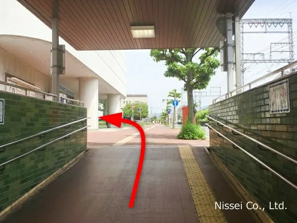 近鉄線 大和八木駅～近鉄百貨店 橿原店までの経路画像6［日星株式会社］