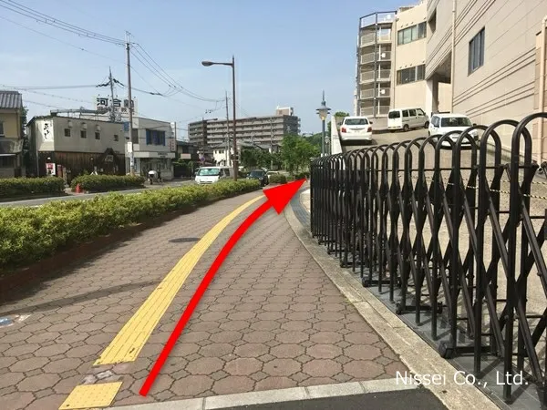 近鉄線 大和西大寺駅～近鉄百貨店 奈良店までの経路画像5［日星株式会社］