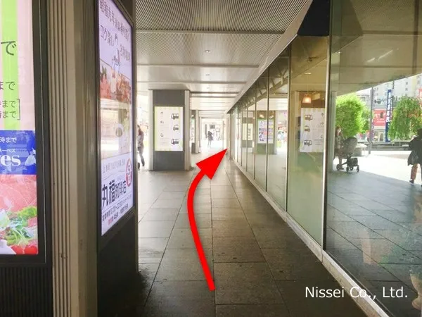 近鉄線 大阪上本町駅～近鉄百貨店 上本町店までの経路画像4［日星株式会社］