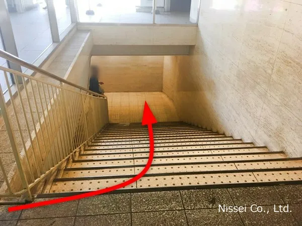 近鉄線 大阪上本町駅～近鉄百貨店 上本町店までの経路画像6［日星株式会社］