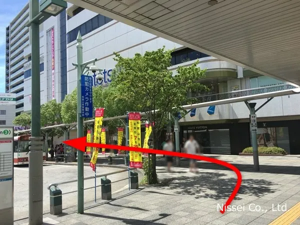 JR線 和歌山駅～近鉄百貨店 和歌山店までの経路画像2［日星株式会社］