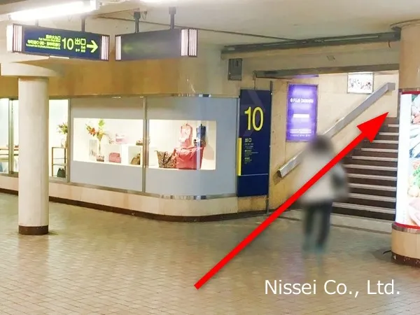 阪急線 河原町駅～藤井大丸従業員通用口（従業員入口）までの経路画像1［日星株式会社］