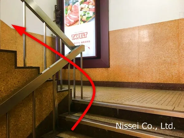 阪急線 河原町駅～藤井大丸従業員通用口（従業員入口）までの経路画像2［日星株式会社］