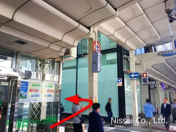 阪急線 河原町駅～藤井大丸従業員通用口（従業員入口）までの経路画像4［日星株式会社］