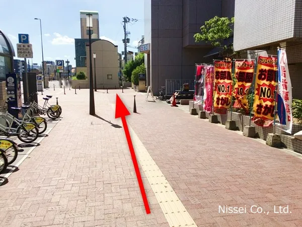 JR線 姫路駅～姫路山陽従業員通用口（従業員入口）までの経路画像10［日星株式会社］