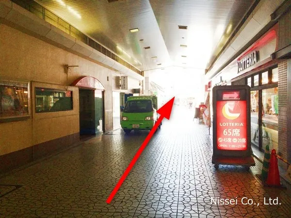 山陽本線 山陽姫路駅～姫路山陽百貨店従業員通用口（従業員入口）までの経路画像4［日星株式会社］