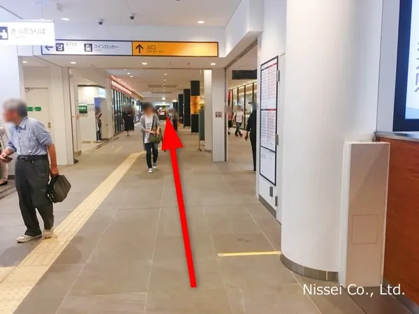 泉北高速線 泉ヶ丘駅～泉北タカシマヤ従業員通用口（従業員入口）までの経路画像1［日星株式会社］