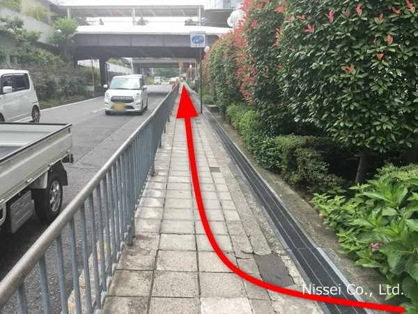 泉北高速線 泉ヶ丘駅～泉北タカシマヤ従業員通用口（従業員入口）までの経路画像10［日星株式会社］