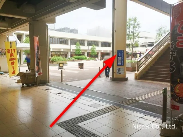 泉北高速線 泉ヶ丘駅～泉北タカシマヤ従業員通用口（従業員入口）までの経路画像5［日星株式会社］