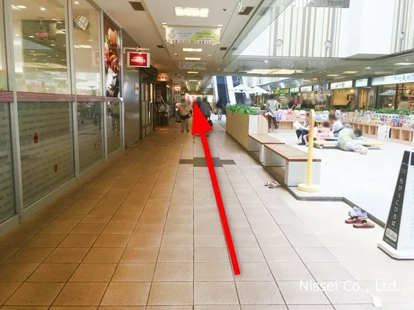 泉北高速線 泉ヶ丘駅～泉北タカシマヤ従業員通用口（従業員入口）までの経路画像7［日星株式会社］