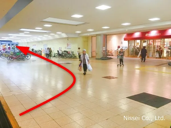 泉北高速線 泉ヶ丘駅～泉北タカシマヤ従業員通用口（従業員入口）までの経路画像8［日星株式会社］