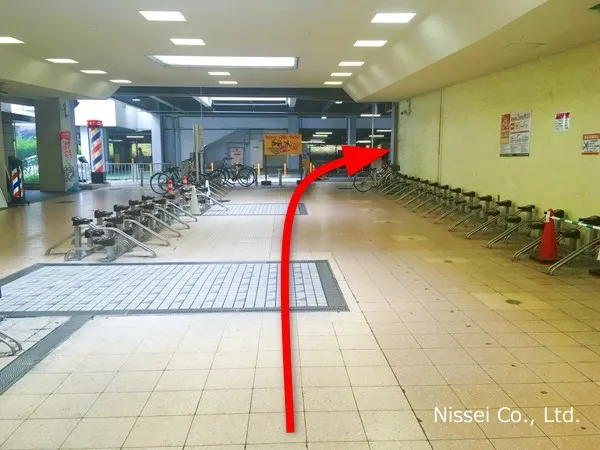 泉北高速線 泉ヶ丘駅～泉北タカシマヤ従業員通用口（従業員入口）までの経路画像9［日星株式会社］